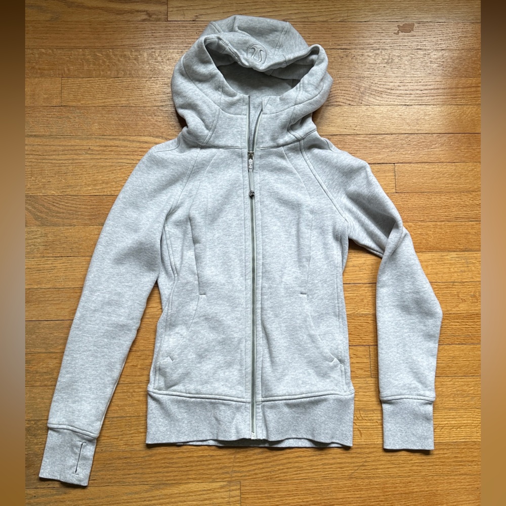 Lululemon Light Gray Women's Scuba Jacket